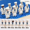 8pcs  Navy minifigures M8053