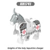 X0317 Medieval Series War Horse Mount