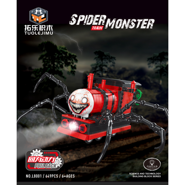 TUOLE L8001 Spider Monster Train Choo Choo Charles Movies and