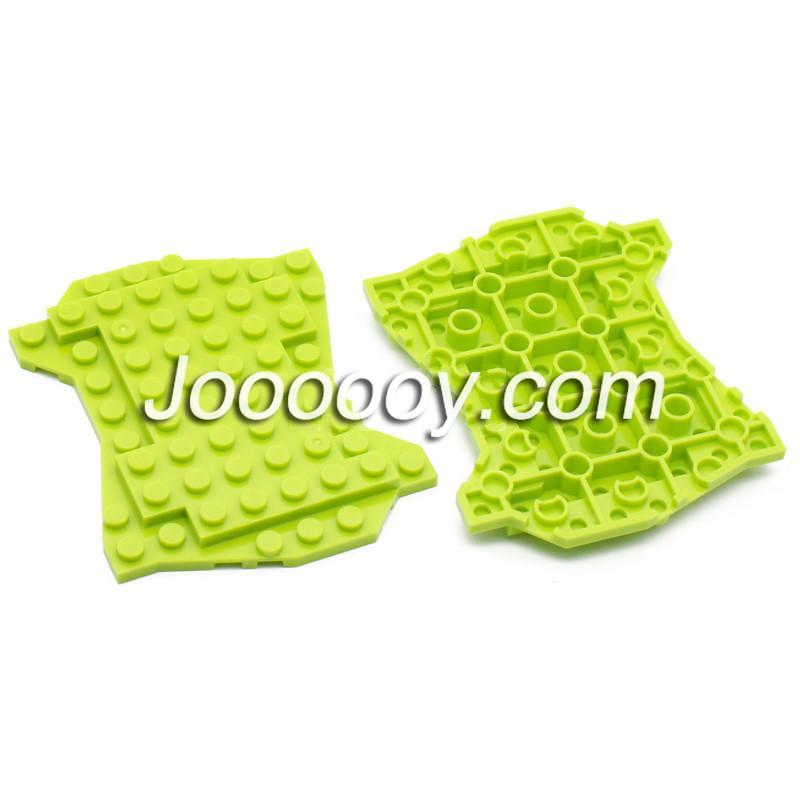 4pcs Grassland MOC bricks