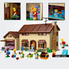 (Ship from US warehouse) The Simpsons House(2523pcs)  and The Simpsons KWIK-E-MART(2218pcs)  71016 71006