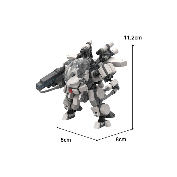 300PCS Moc Alpha Team AF-03 War Machine – Joy Bricks