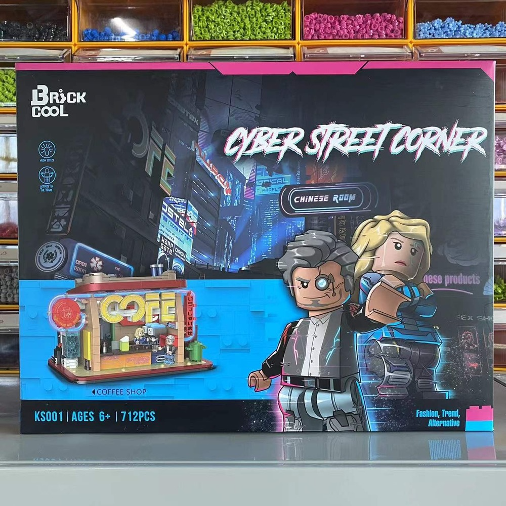 Brick Cool KS001-04 Cyber Street Corner Series Street Scene – Joy