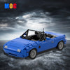 (Gobricks version) 1352pcs MOC-27076 1989 Eunos Roadster / Mazda MX-5 / Mazda Miata - Blue