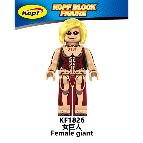KF6174 Anime Series Colville Allen Giantess Minifigures – Joy Bricks