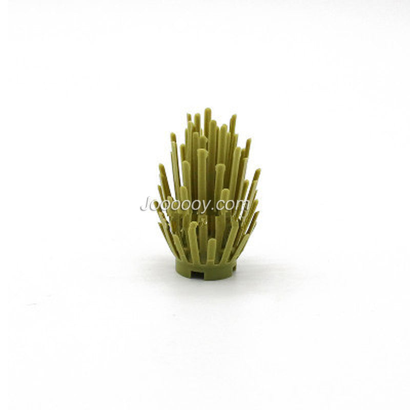10pcs 2*2*4 bush Plant MOC bricks 6064