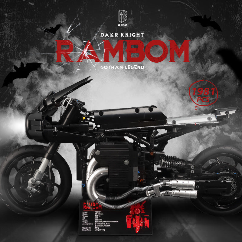 1981PCS 10518 Batman Motorcycle