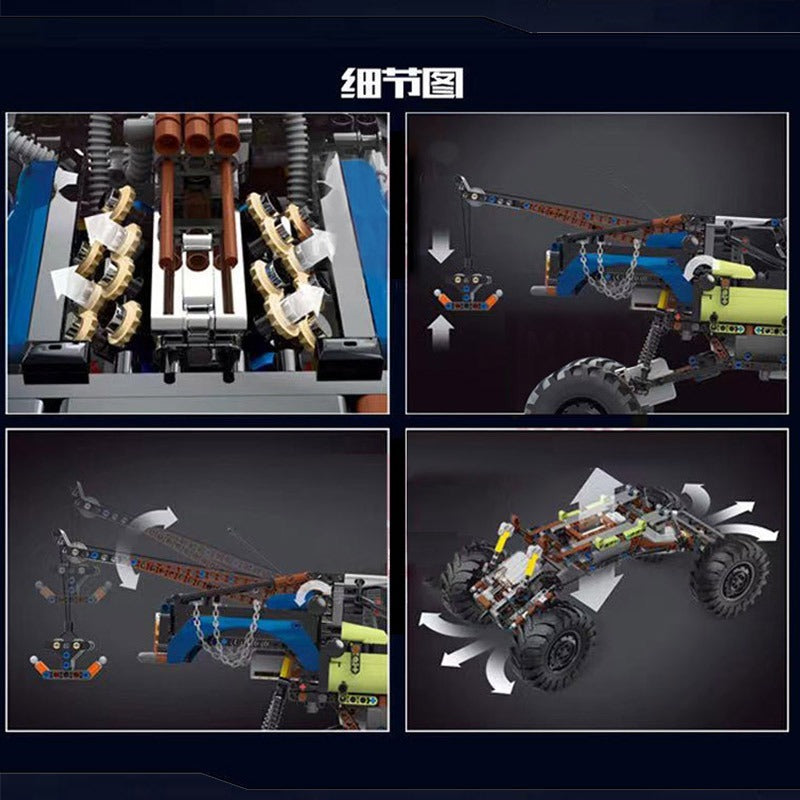 1507PCS MOULDKING 18006 Rebel Tow Truck