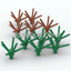 20pcs Plant Flower Stem (6 Stems) MOC Bricks 19119
