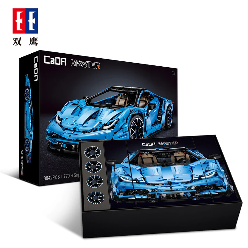 3789pcs C61041 CADA Lamborghinis 100 year Centenario 1:8 – Joy Bricks