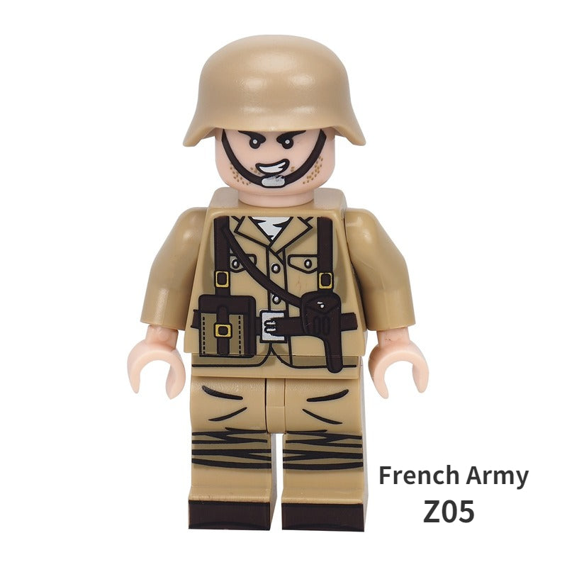 Z03-Z08 Military minifigures