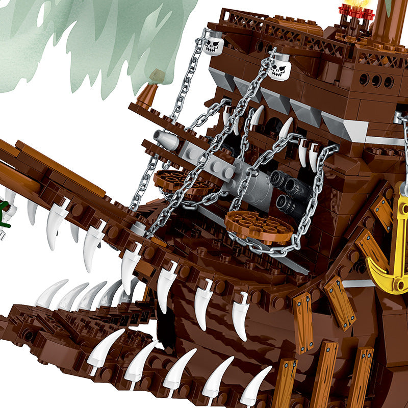 3652PCS  XMORK 031013 Flying Dutchman Caribbean Pirates Ship