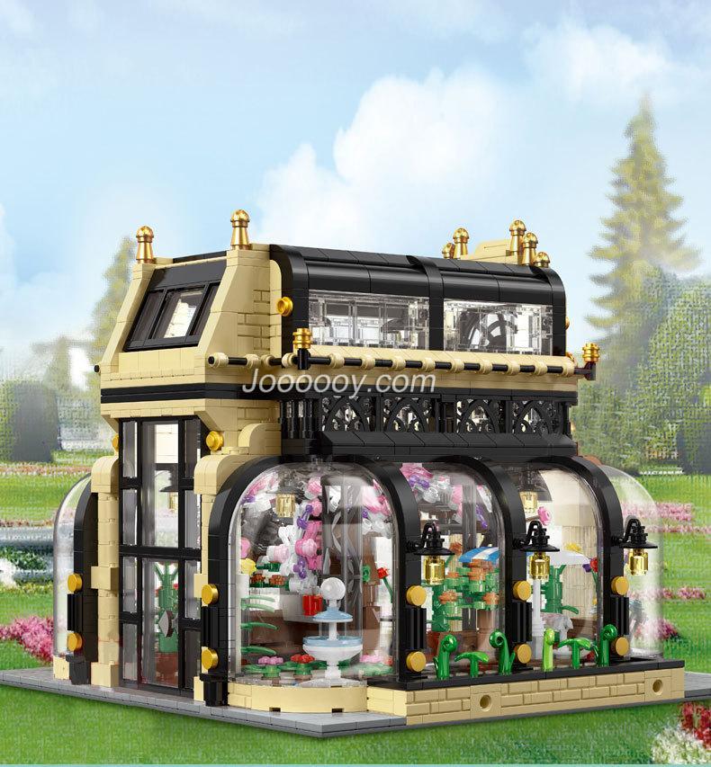 2403 pcs Mould King 16019 Botanical Garden with LED lights