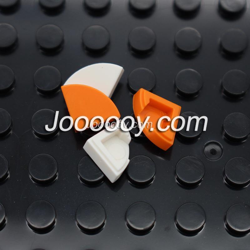 100 pcs 1*1 quarter circle MOC bricks 25269