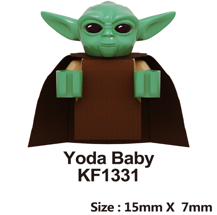 BABY YODA minifigures X1533 KF1331 – Joy Bricks1