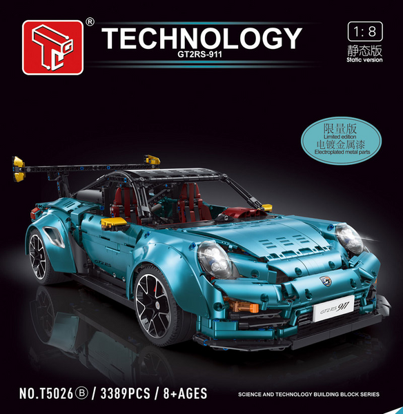 3389PCS TGL T5026 Porsche 911 GT2 RS – Joy Bricks