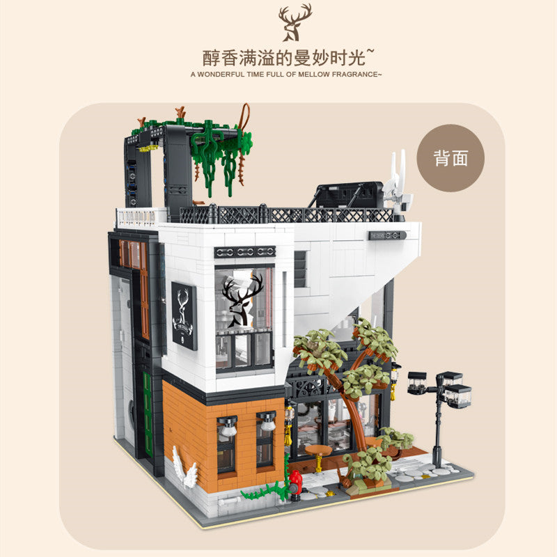 3423PCS XMORK10208 XMORKMODEL The Alley Modular with lights kit