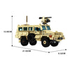 (Gobricks version)  478 pcs MOC-131385 RG-31 Mk.5E Cat.1 MRAP