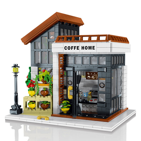 1512PCS MORK 031062 Coffee House – Joy Bricks