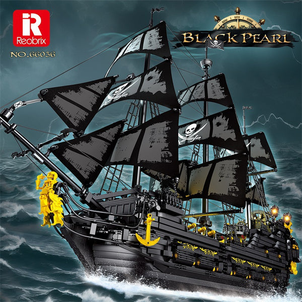 洋楽 Black Pearl - Bounty  4708pcs Reobrix 66036 Black Pearl Pirate Ship – Joy Bricks