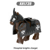 X0317 Medieval Series War Horse Mount