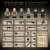 2276+PCS QuanGuan 100244 Tiger I Panzerkampfwagen VI Tiger I Ausfuehrueng E Sd.Kfz.181 Fruehe Produktion