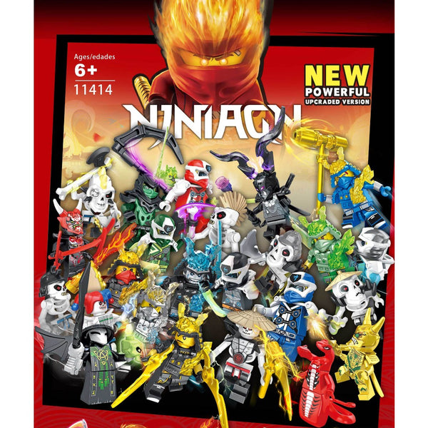 24pcs 11414 Phantom Ninja vs. Python Tribe Minifigures – Joy Bricks