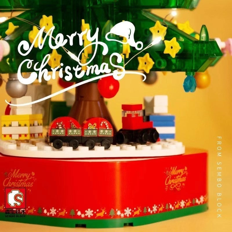 486PCS SEMBO 601097 Christmas tree music box