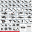 Military Minifigures Special Police Quipment Arsenal Accessories