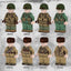 JA015-018 JC013-016 Volunteer Army Minifigures