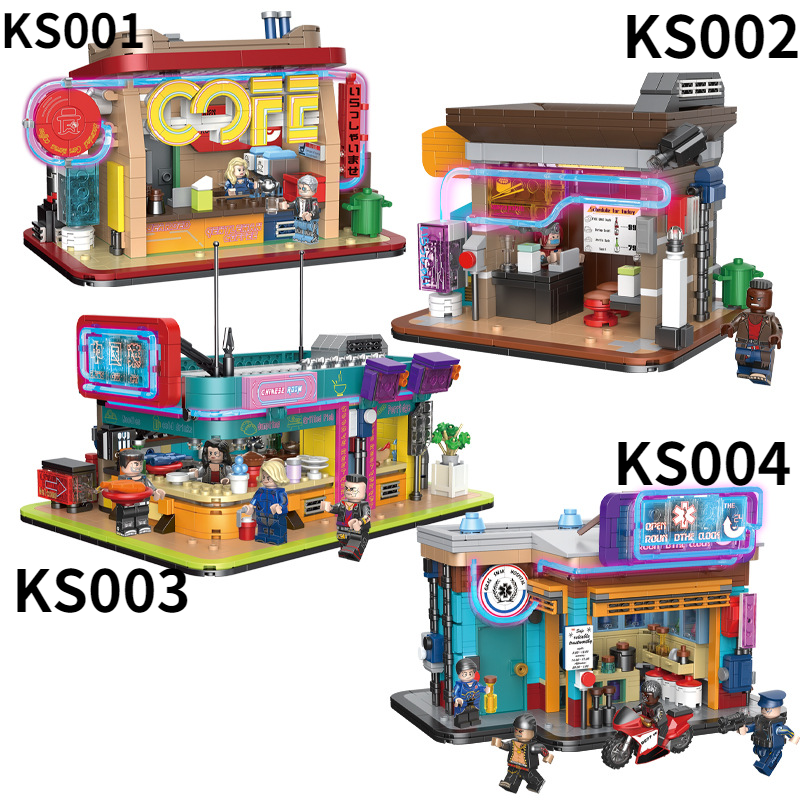 Brick Cool KS001-04 Cyber Street Corner Series Street Scene – Joy