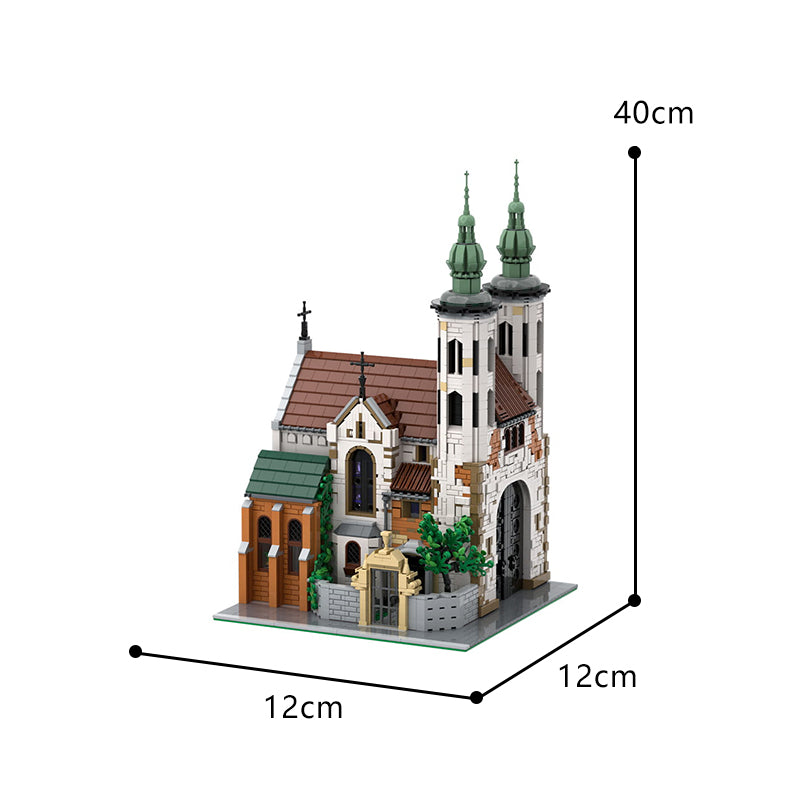 3056PCS MOC-124447 Andrew's Church