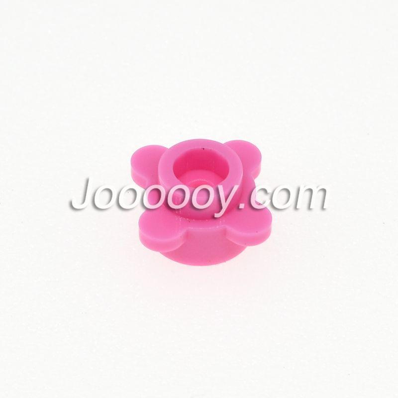 100 pcs 1*1 four-peta Flower Plant MOC bricks 33291