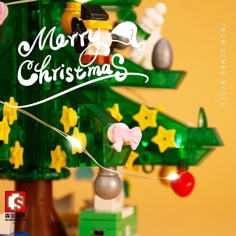 486PCS SEMBO 601097 Christmas tree music box