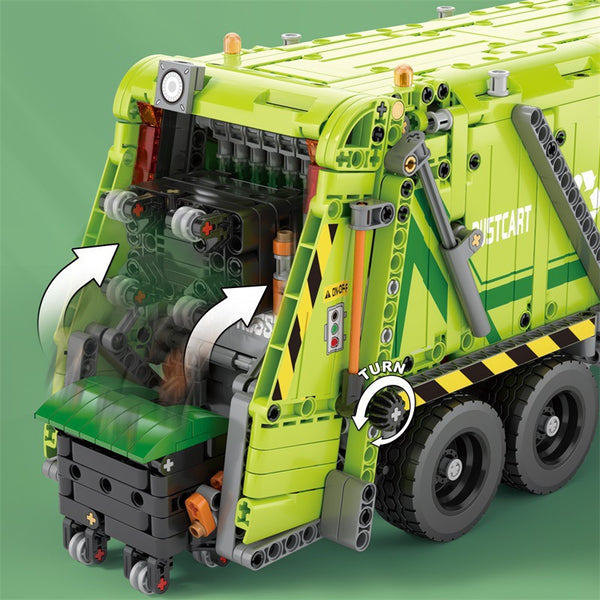 1468PCS Reobrix 22022 Compressed Garbage Truck – Joy Bricks