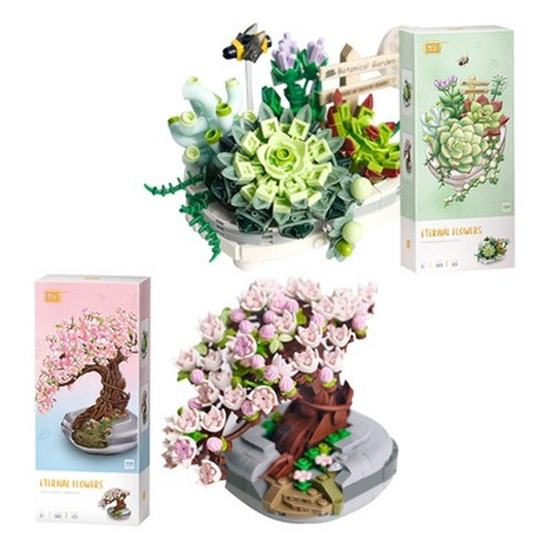 389PCS+LOZ 1660 1661 Potted Series (mini bricks) – Joy Bricks