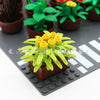 7pcs Potted Plant Grass Flower Garden Flowerpot MOC Bricks