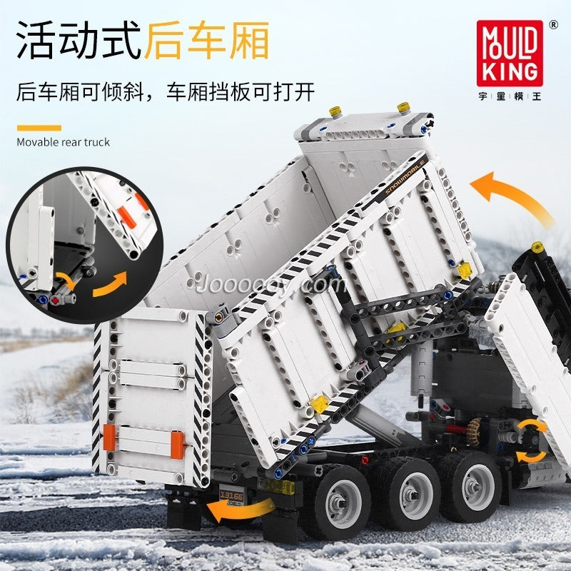 1637pcs MOULDKING 13166 Snow Pusher