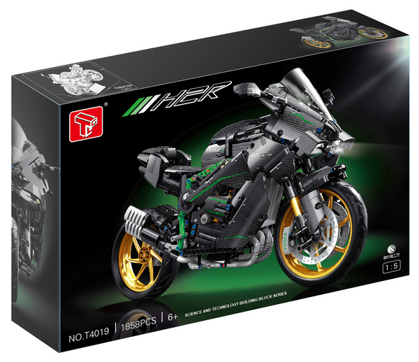 1858PCS TGL T4019 KAWASAKI H2R 1:5 Motorcycle – Joy Bricks 1858PCS TGL T4019 KAWASAKI H2R 1:5 Motorcycle – Joy Bricks