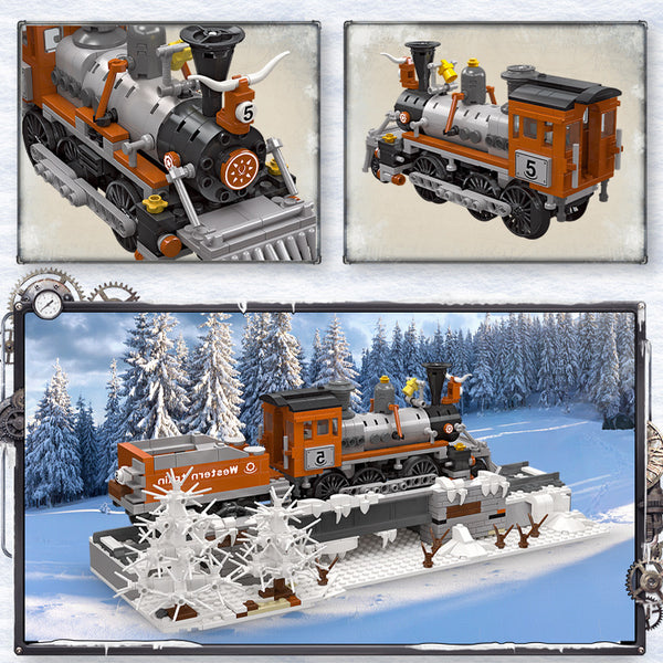 853PCS JIESTAR 59009 Weat Train – Joy Bricks