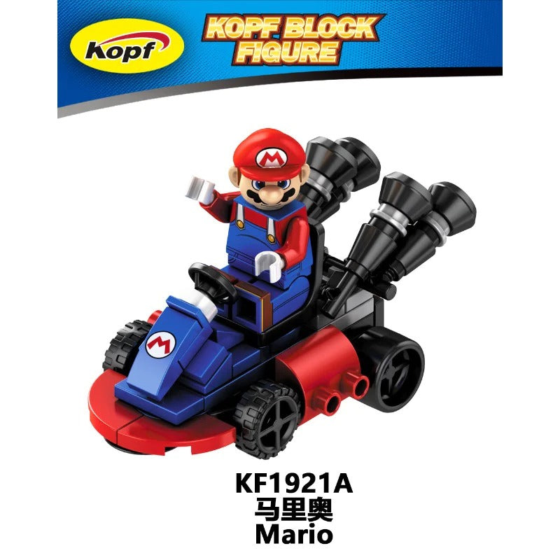 KF6186A Yoshi Luigi Mario Minifigures - KF1921A