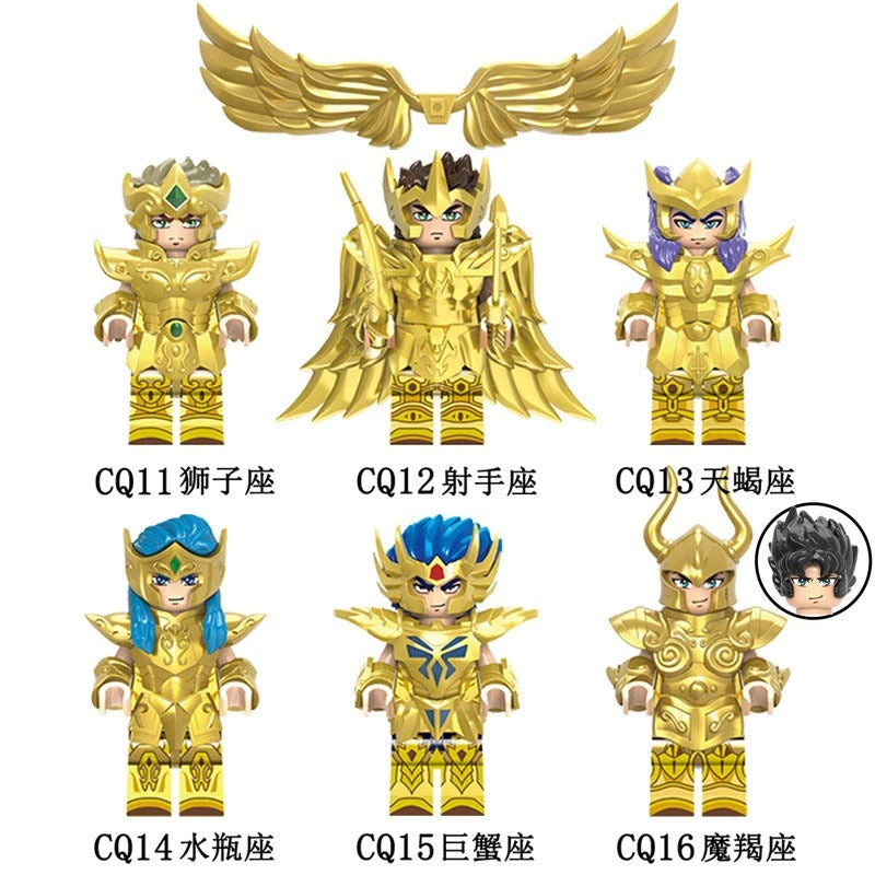 CQ11-CQ22 Zodiac Saint Seiya Constellation Minifigures – Joy Bricks