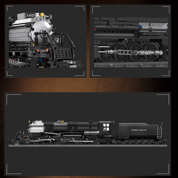 earl、starteam、yardsale、BIGBOY、fti 1608PCS-JIESTAR-59005-The-Bigboy-Steam-Locomotive – Joy Bricks
