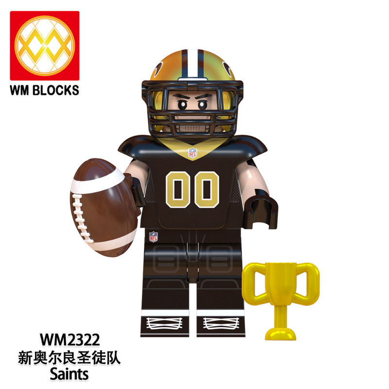 Lego minifigures football discount player
