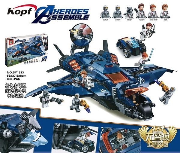 XY1331-1334 Marvel Avenger Endgame  Iron Man Machine Showroom Super Heroes