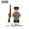N715-718 World War II Soviet Ministry of Internal Affairs NKVD Minifigures  (new, updating)