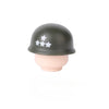 WWII US Army Officer Soldier Minifigure Helmet Weapon 5PCS