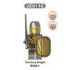 V1003 medieval castle knight Minifigures