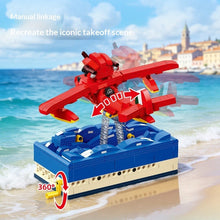 581pcsJIESTAR JJ9255 Hand-Cranked Pig Airplane