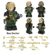 YZ00116C-00127C Operation Delta Force (with gold weapon fragments) - Military Special Forces Minifigures